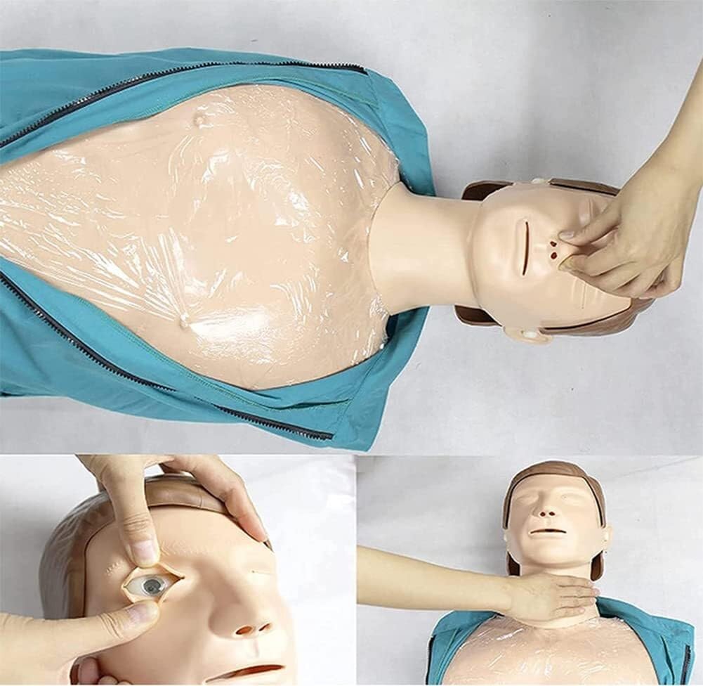 CPR-Trainingspuppen-Set für Erwachsene mit Feedback, CPR-Trainingspuppen, CPR-Erste-Hilfe-Trainingspuppe für die medizinische Ausbildung, Lehrmaterial