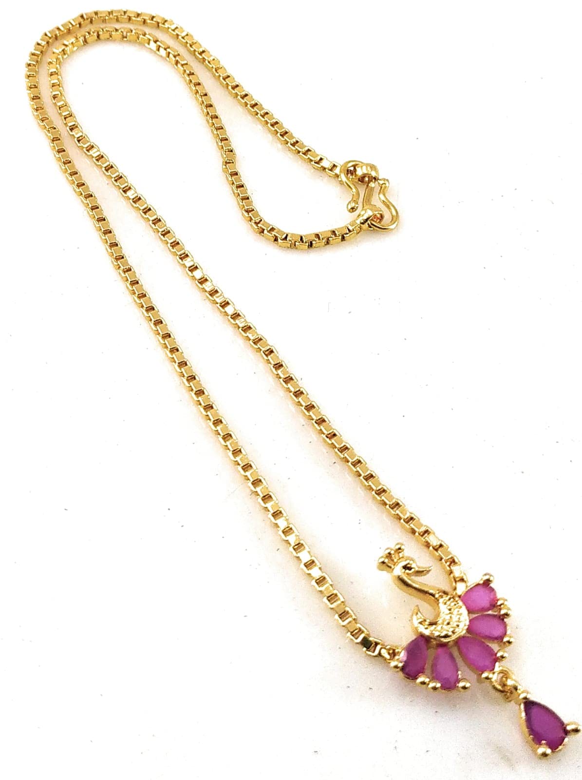 AFJ GOLD One Gram Micro Gold Plated Traditional Designer Chain for Women and Girls (18 inch) (B07KTZ6G4T) Amazon Price History, Amazon Price Tracker