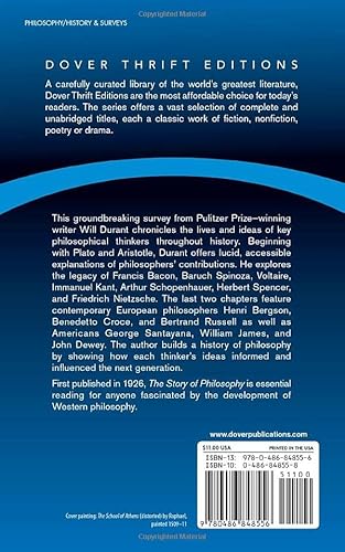 The Story Of Philosophy (Dover Thrift Editions: Philosophy) #TOP1