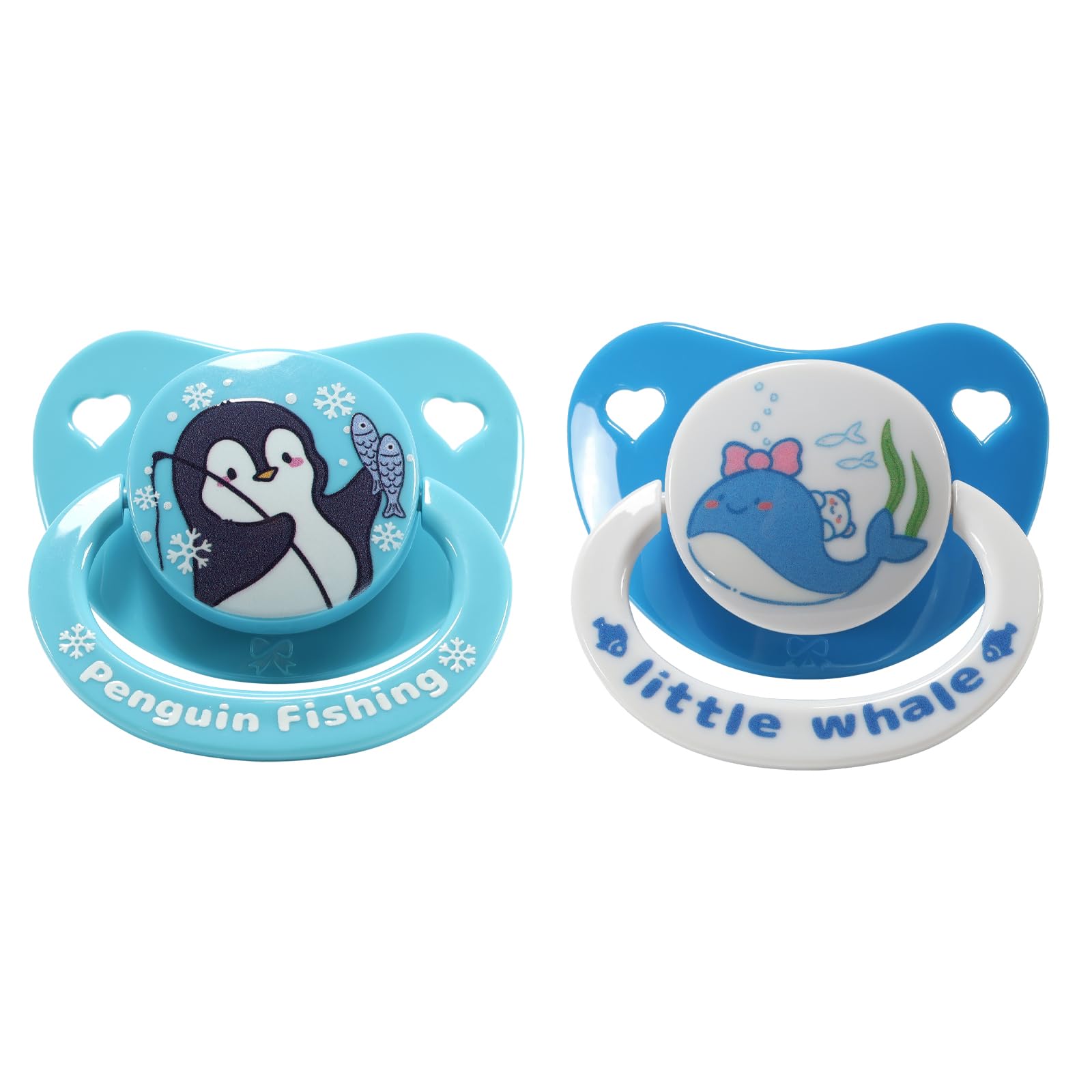 CutiePlusU Large Size Dummy Big Shield Pacifier 2 Counts for Men Women