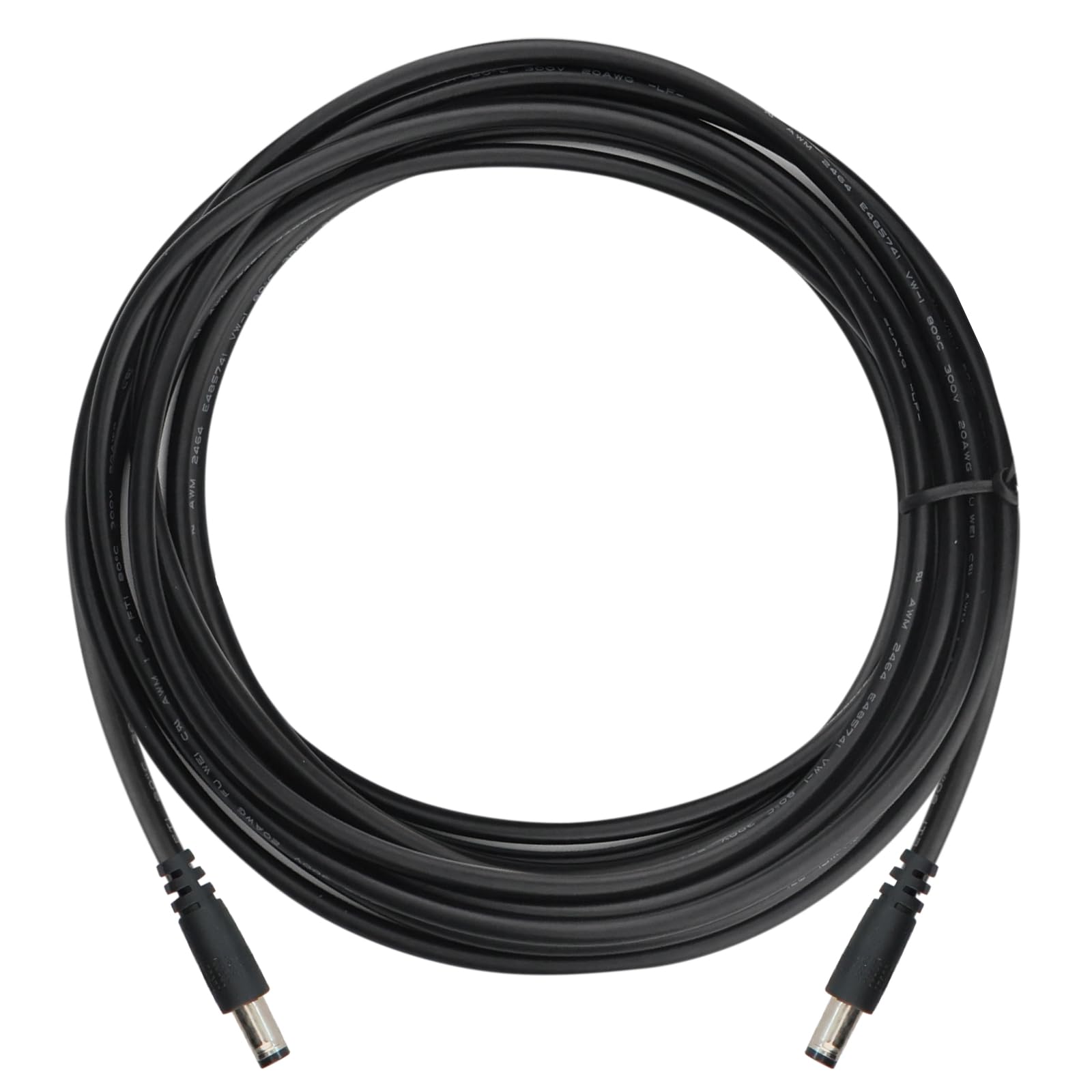 KSK Solar Panel Power Cable for Trail Camera, 5.5x2.1mm Male to 5.5x2.1mm Male DC Power Cord,Solar Panel Trail Camera Cord,Compatible with Spypoint Trail Cameras,79in/2M