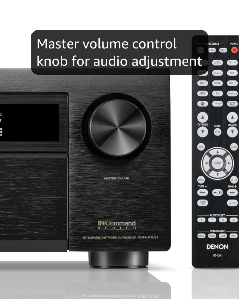 Amazon.com: Denon AVR-A10H 13.4-Ch 8K Home Theater Receiver