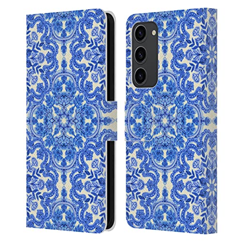 Étui portefeuille en cuir Samsung S23+ avec fentes cartes