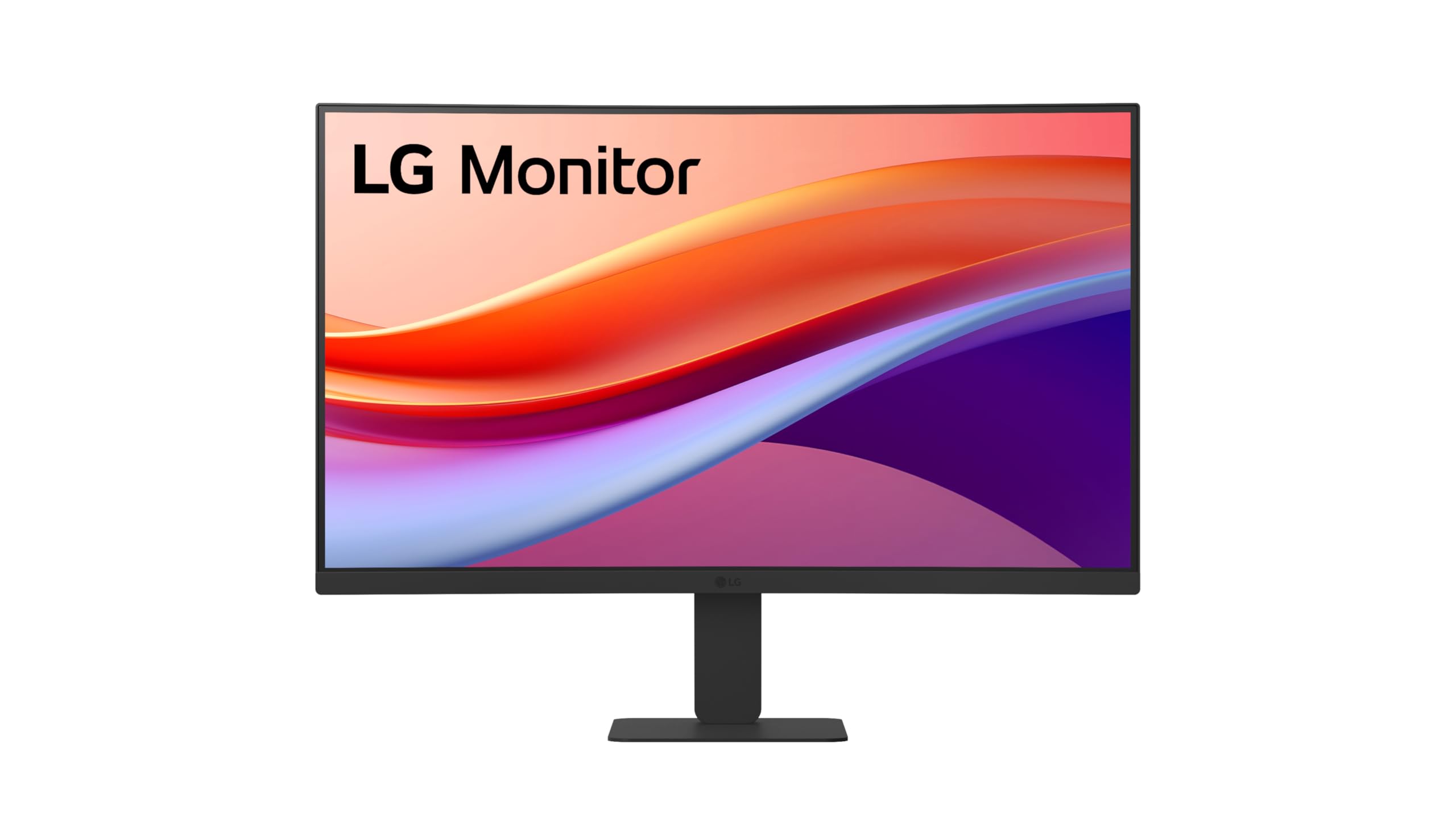 LG Monitor 24U421A – Curved FHD 1080p VA 24 inch, 100Hz, 5ms, Computer desktop display, Flicker safe & Reader Mode, USB-C, HDMI, Matte Black