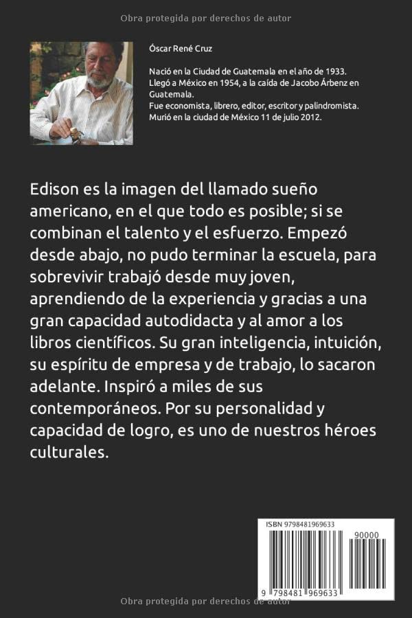 Miniatura 2 de Thomas Alva Edison Uno por ciento de inspiración y noventa y nueve por ciento de transpiración (Biografía breve) (Spanish Edition)