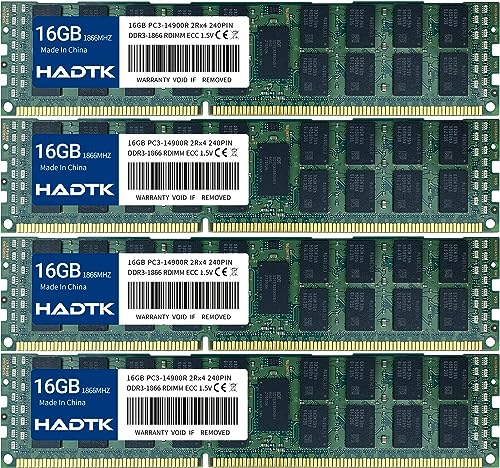 【サーバ・MacPro向】DDR3-1600 16GBx4 64GB ECC Amazon.co.jp: HADTK MacPro用メモリ 64GB(16GB×4枚組) DDR3 PC3