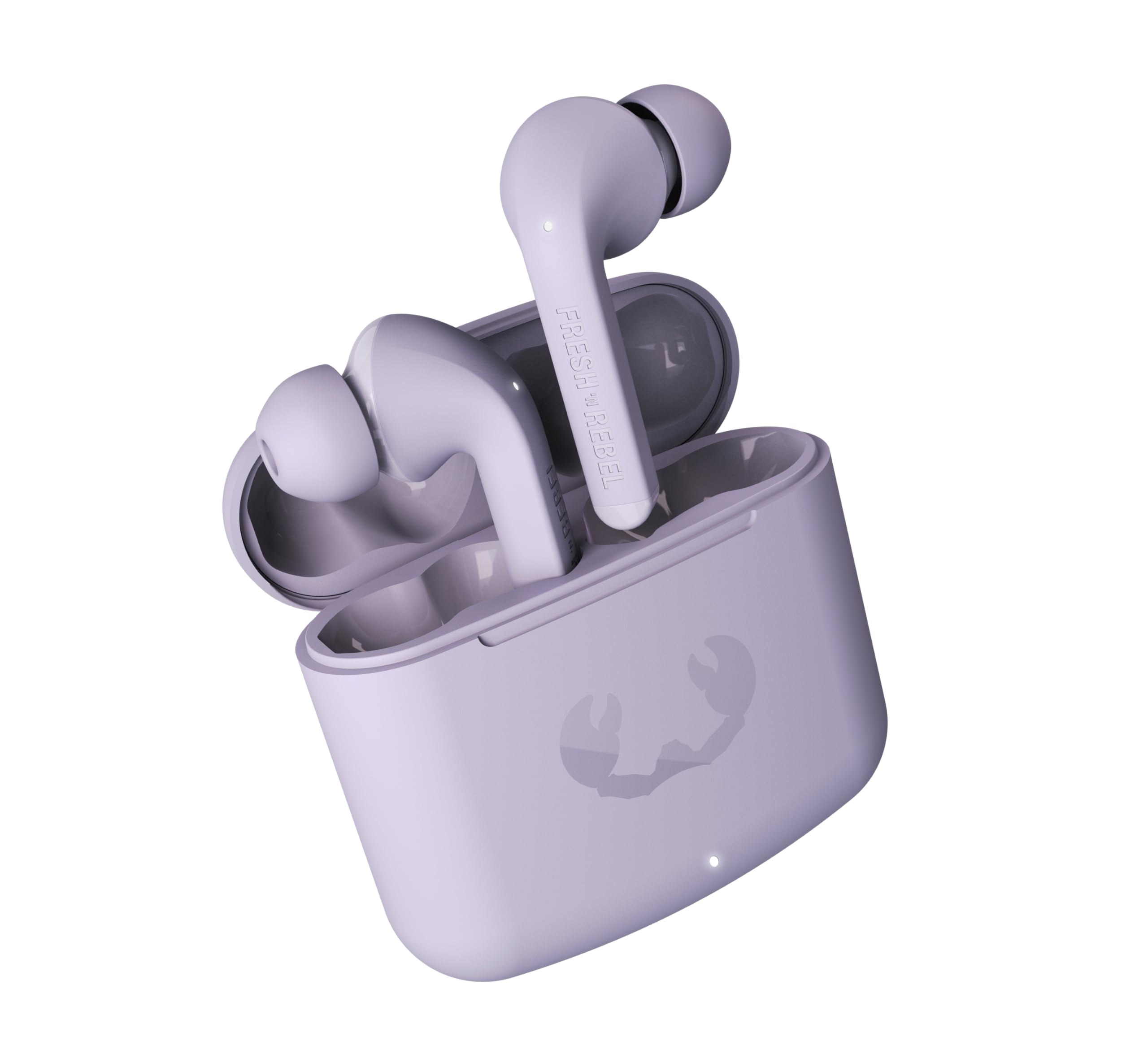 Fresh 'n Rebel Twins Fuse, True Wireless Auricolare Bluetooth con punta, assistente vocale, controllo touch e microfono incorporato, tempo di riproduzione 30 ore (Dreamy Lilac)