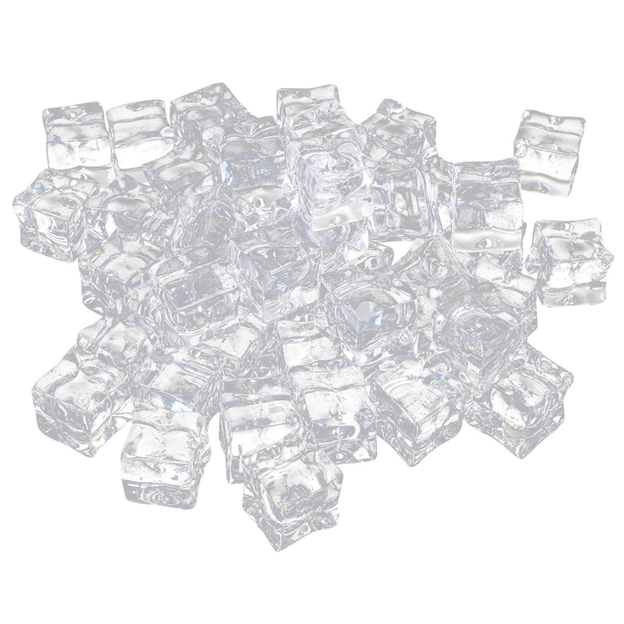 Cubitos de hielo artificiales transparentes e irrompibles para atrezo de teatro 8