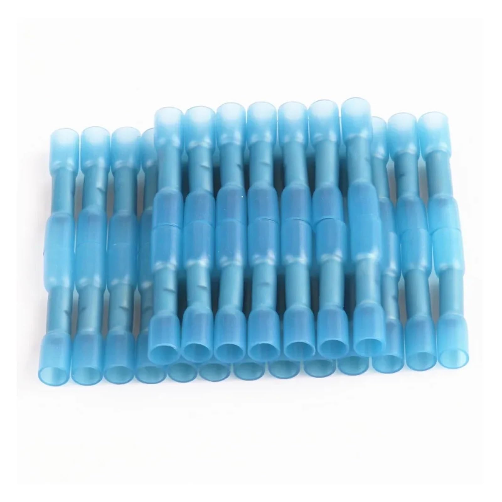 ICXLPMC 100PCS Heat Shrink Butt Connectors Insulated Heat Shrink Crimping Terminals 16-14 AWG Electrical Wire Crimp Terminals