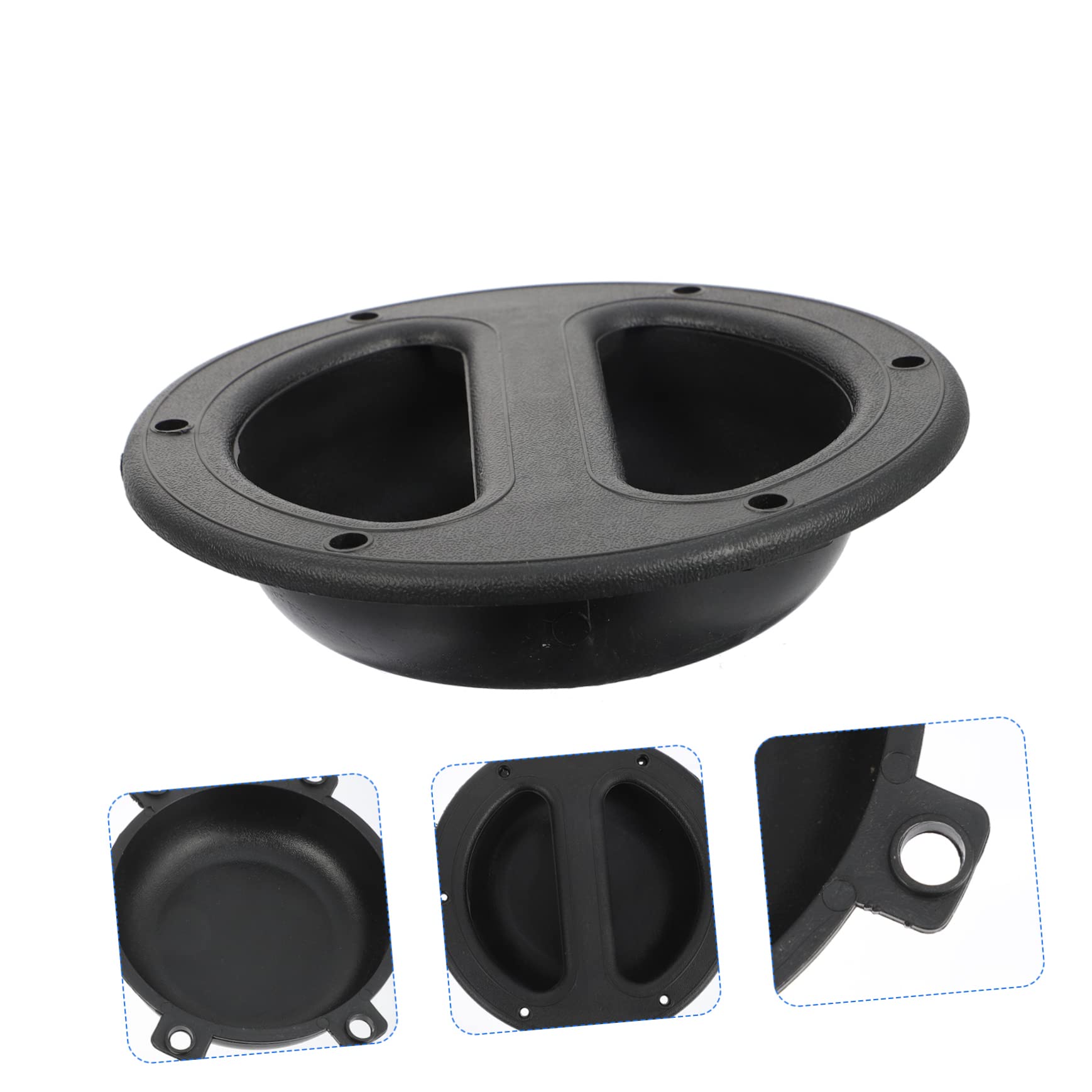 VILLCASE 5Pcs Round Speaker Handles Durable Audio Cabinet Accessories for Stage Speaker Boxes Lightweight Wear Resistant for and Installation