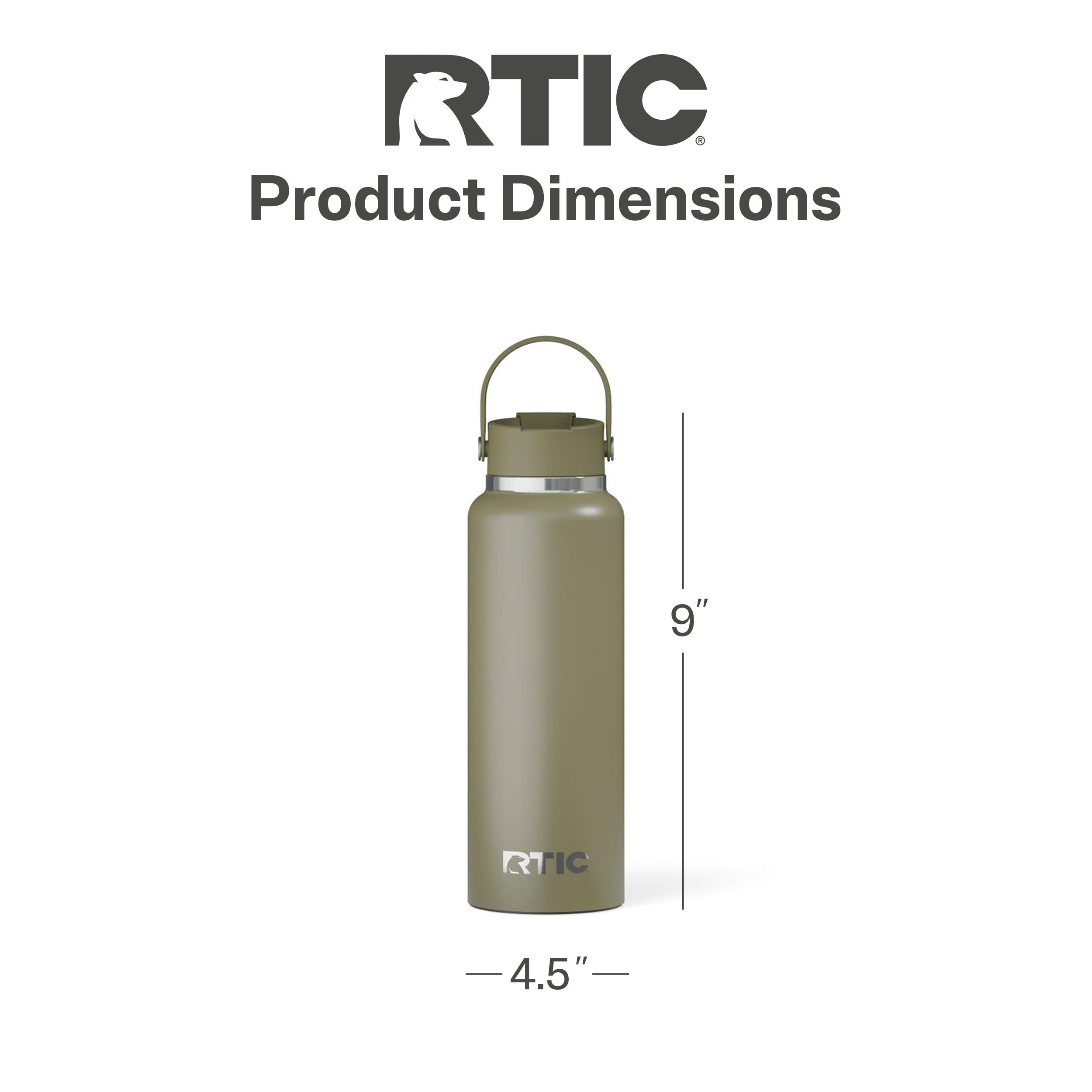 Amazon.com: RTIC 40oz Outback Water Bottle, Ceramic Lined