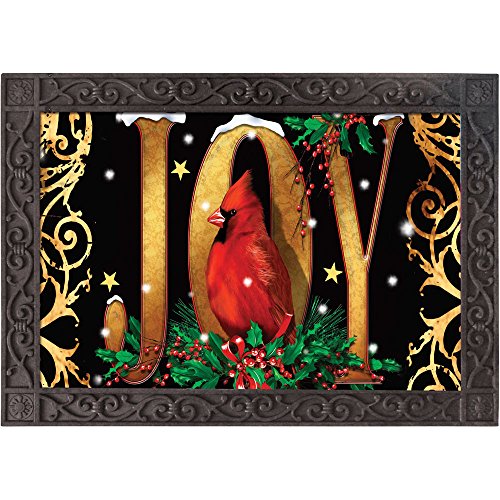 Evergreen Flag Holiday Joy Floormat