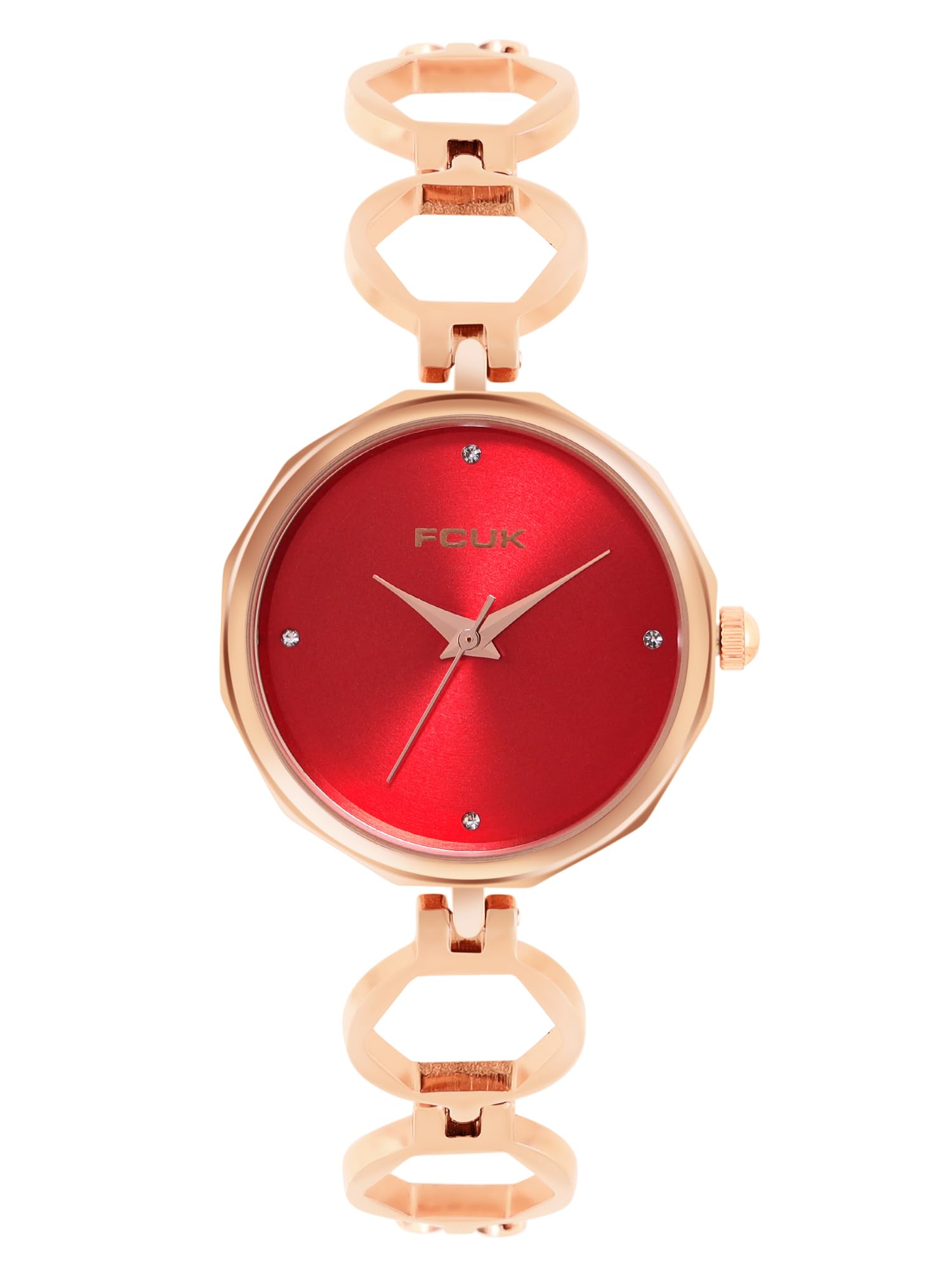 FCUKAnalog Red Dial Women's Watch-FK00027B