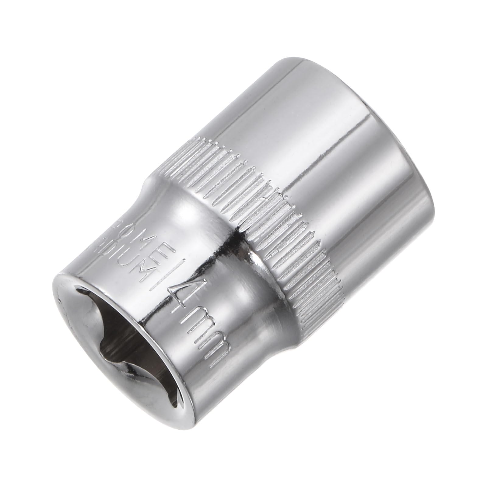 QUARKZMAN Stecknuss 14mm, 3/8" Antrieb, 6-Punkt – Chrom-Vanadium, Kurz Für Enge Räume