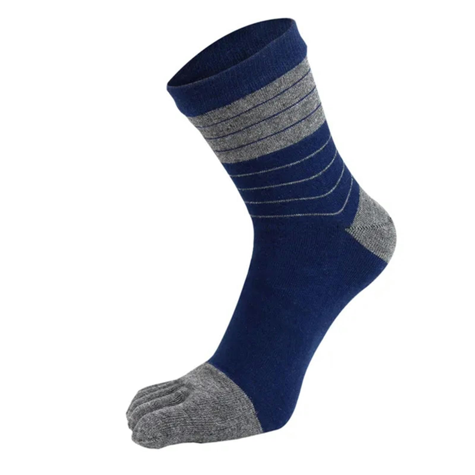 Calzini Calzini A Cinque Dita Per Uomo Cotone Colorato Di Sudore Traspirante Sport Sport Con Le Dita Dei Piedi