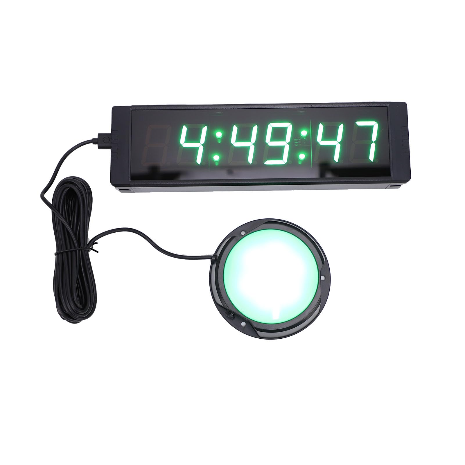 Minuterie de Compétition LED 6 Chiffres Rechargeable, Compte à