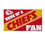 Team Sports America Kansas City Chiefs, Officially Licensed Door Mat 28 x 16 Inches Indoor Outdoor Sports Fan Rug
