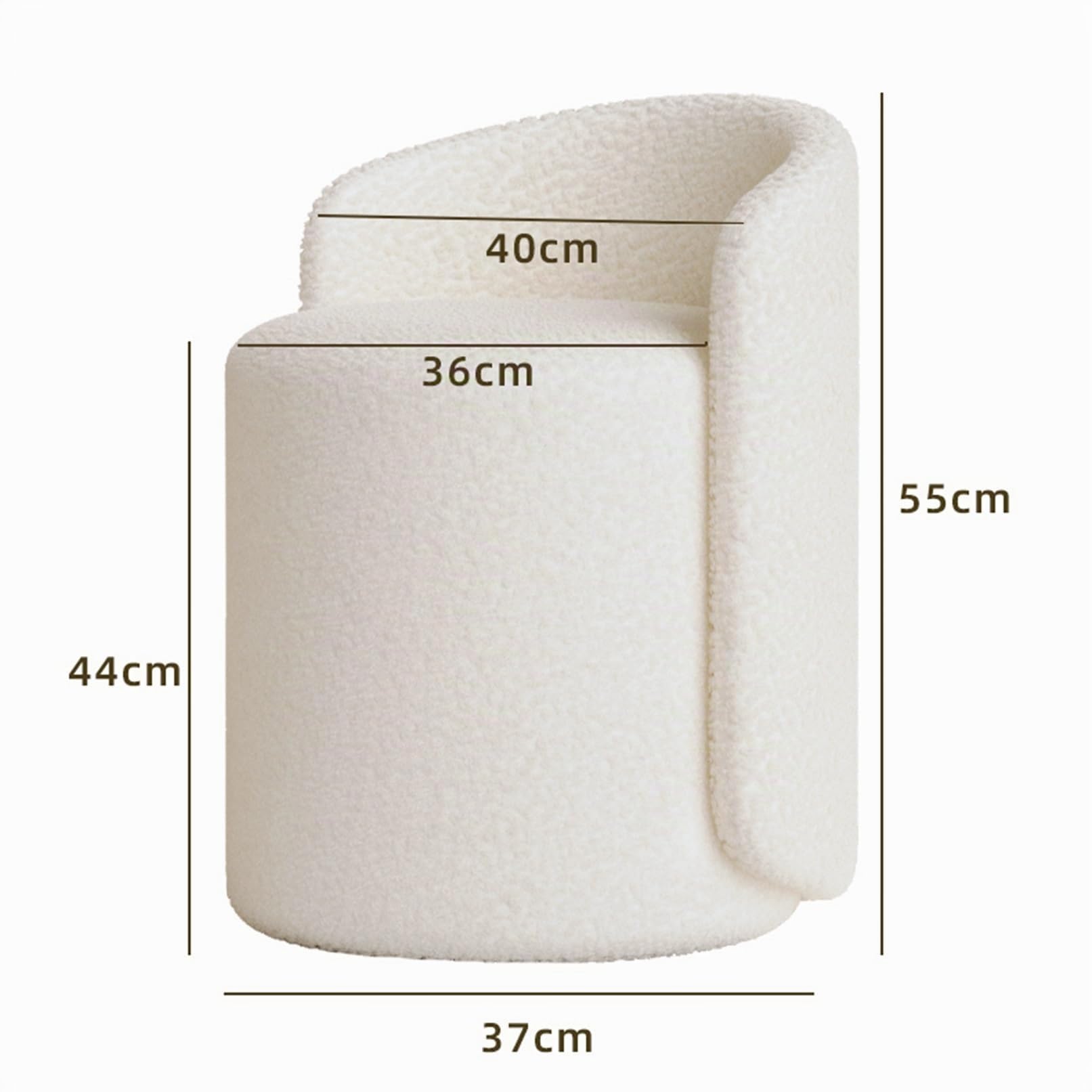 Silla giratoria otomana giratoria para acurrucarse, taburete tapizado, reposapiés redondo, sillón, sofá, silla de maquillaje, reposapiés para sala de estar, dormitorio, pasillo