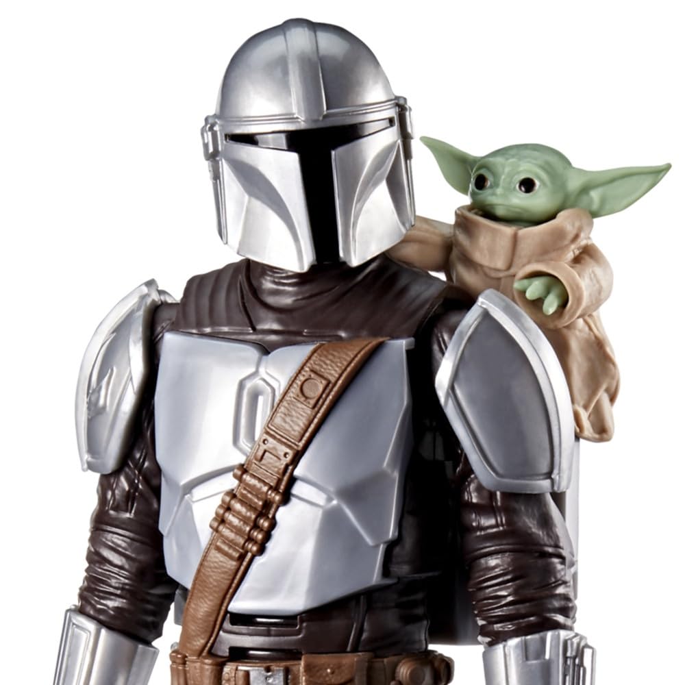Star Wars The Mandalorian & Grogu, Bláster cazarrecompensas, Figura de acción de 28 cm con Efectos de Sonido, Juguetes interactivos para niños y niñas, Edad: 4+