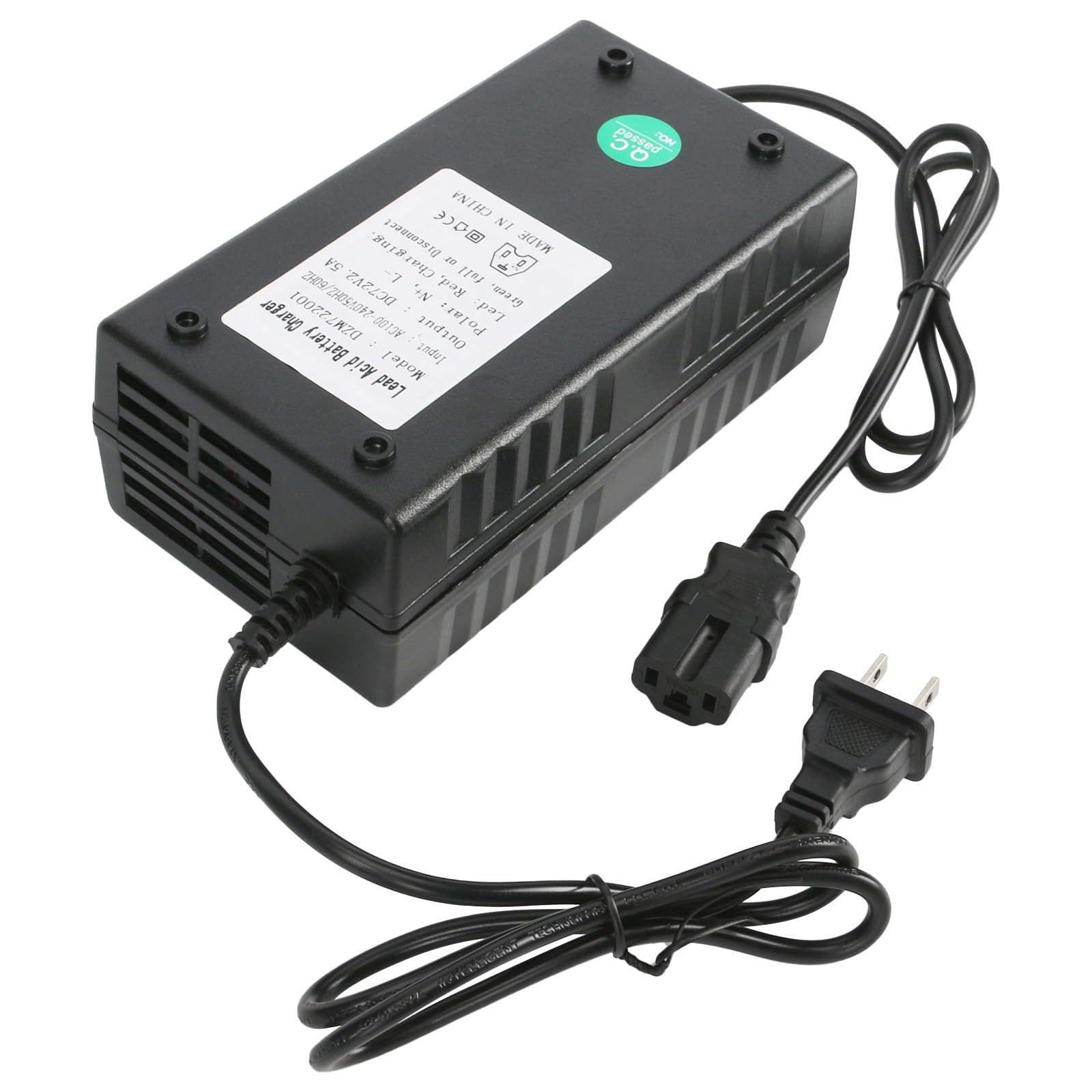 CWTD 72V 2.5A Battery Charger for Lead Acid Electric Vehicle Smart Charger Scooter US