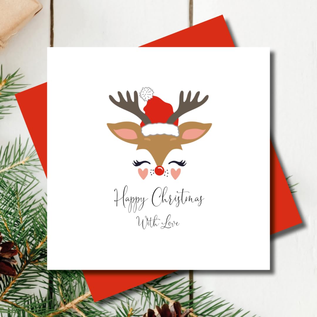 Christmas Card - Marina B - Happy Christmas With Love