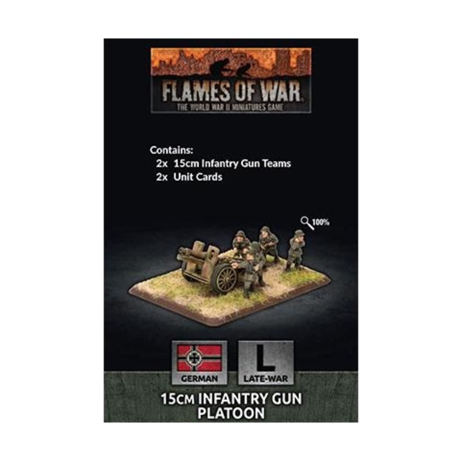 Flames of War 15cm Infantry Gun Platoon (x2)