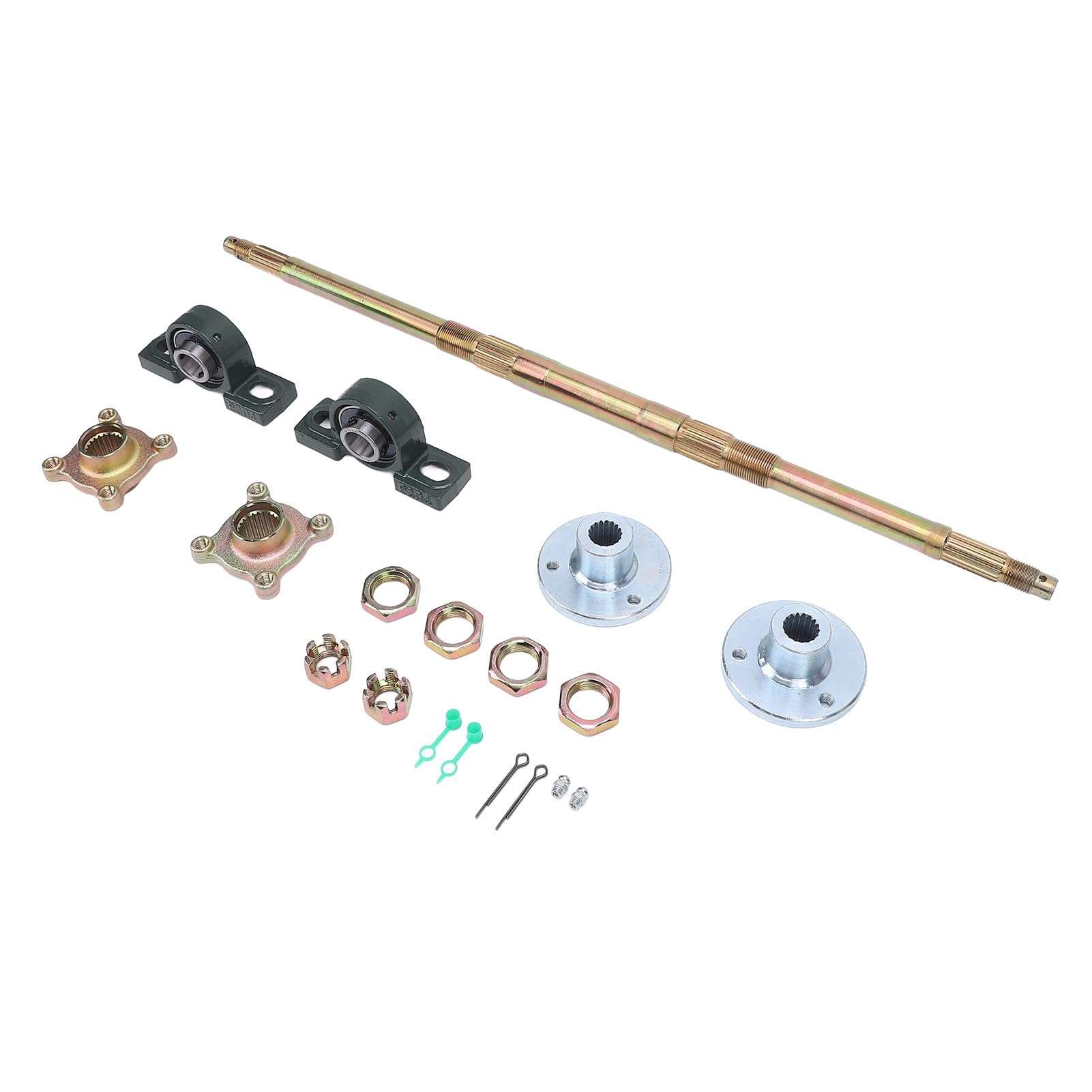 Kit ASSE Posteriore Go Kart 24 Pollici Gruppo Albero ASSE Posteriore per Utenti ATV Quad Drift Trike