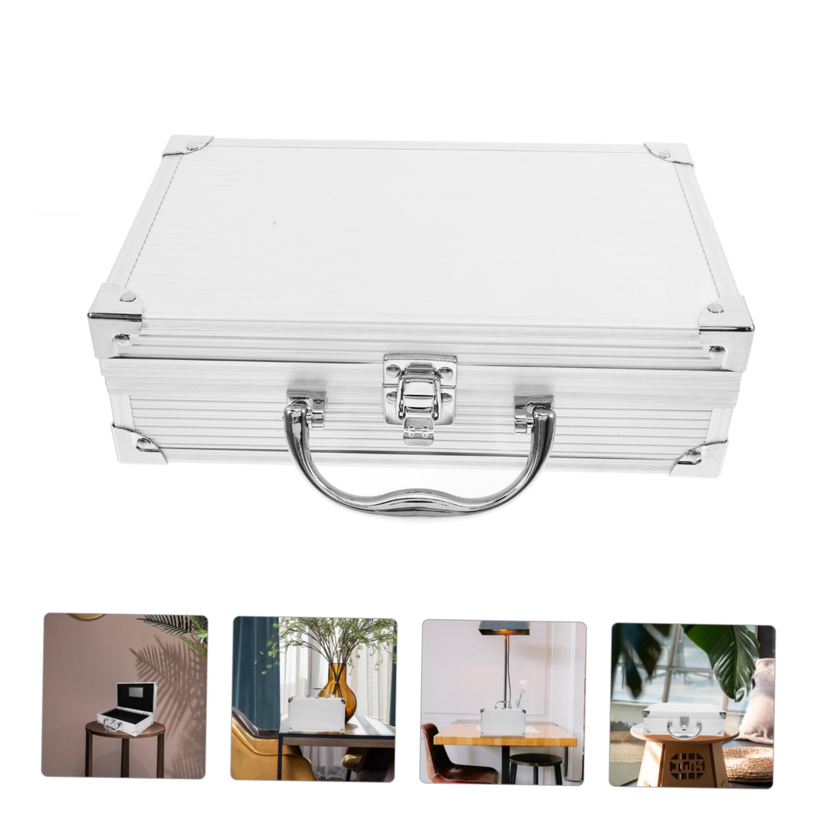 ORFOFE Valigia Portatile in Lega Di Alluminio Per Attrezzi Valigetta Protezione Da Acqua e Polvere Organizer Per Utensili
