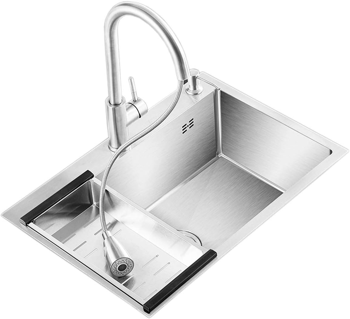 Small Bar Kitchen Sink Prep Kitchen Sink in AllinOne Kit, Stainless