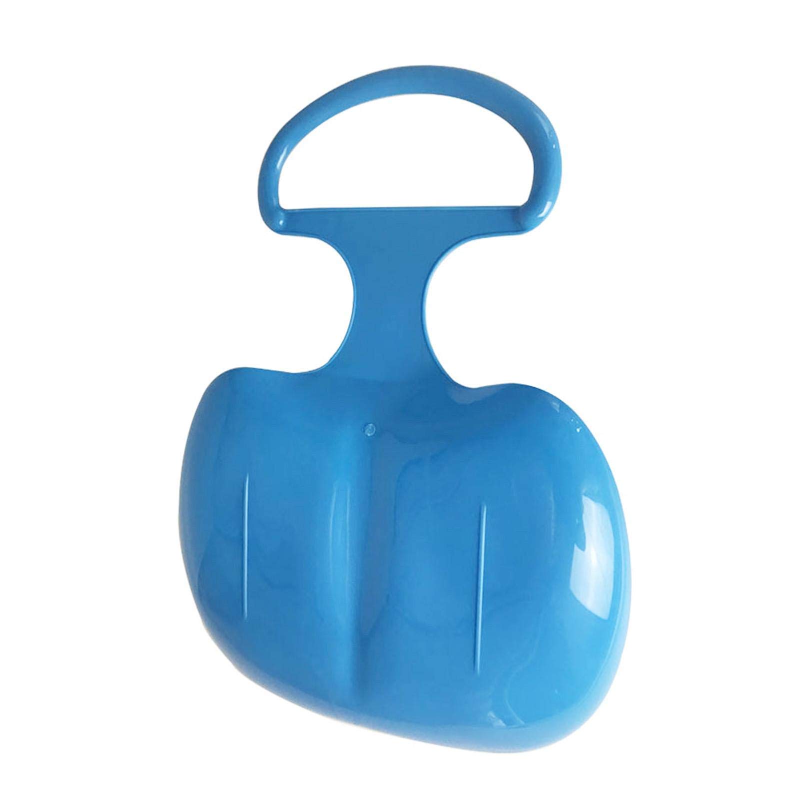 Plastic Skiing Board,Snow Sledge for Kids and Adults with Handle,Anti-Skid Grass Sand Board,Outdoor Grass-Sliding Boards Thicken Sand-Sliding,Rolling Snow Slider,Kid Adult Sledge Ski Board (Blue)