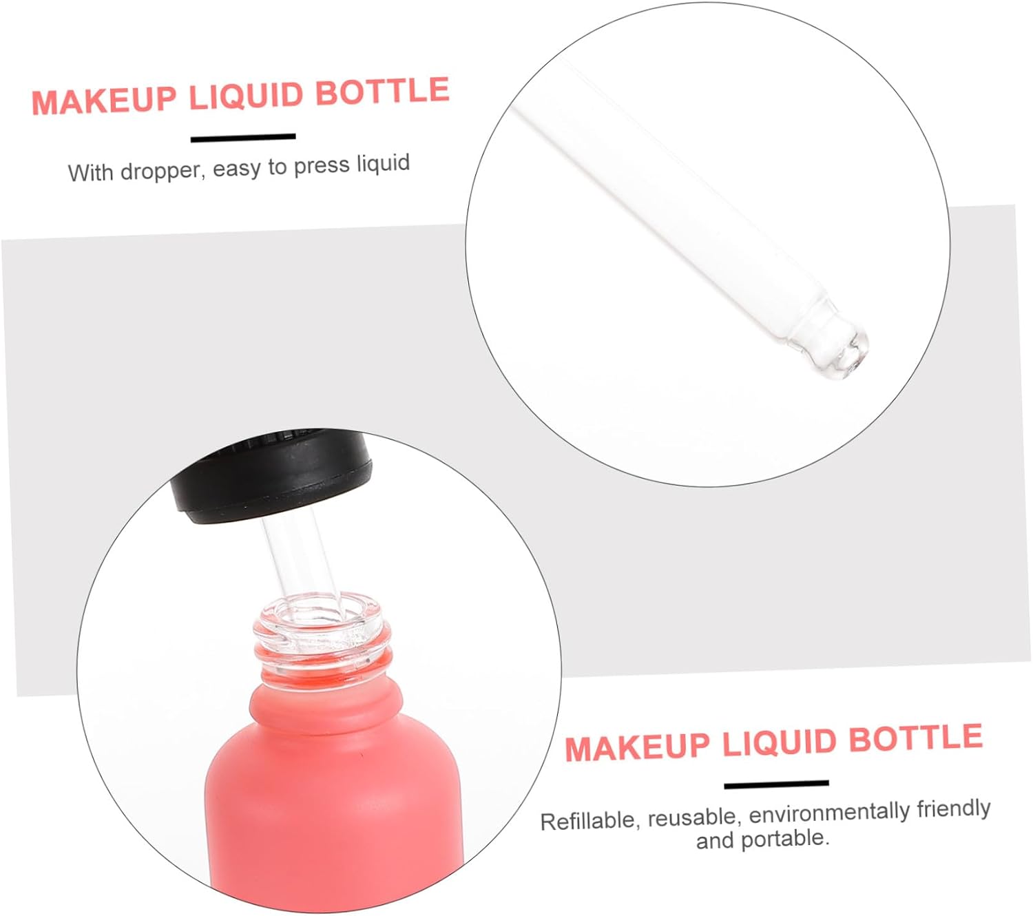 10Pcs Frosted Glass Dropper Bottles for Travel Liquid Dispenser Lightweight and Durable Essential Oil Container for Custom Blends and Samples