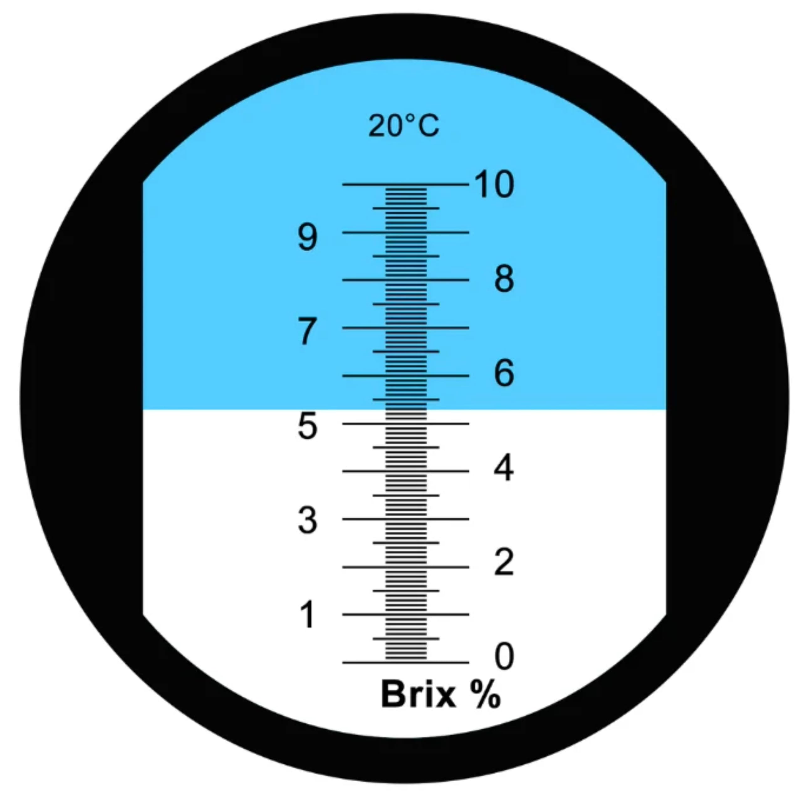LABART Refractometer Hand Refractometer 0-10% Brix Refractometer Coolant Refractometer Fruit refractometer Maple Cutting Oil refractometer Syrup Refractometer Portable Refractometer - Image 3 thumbnail