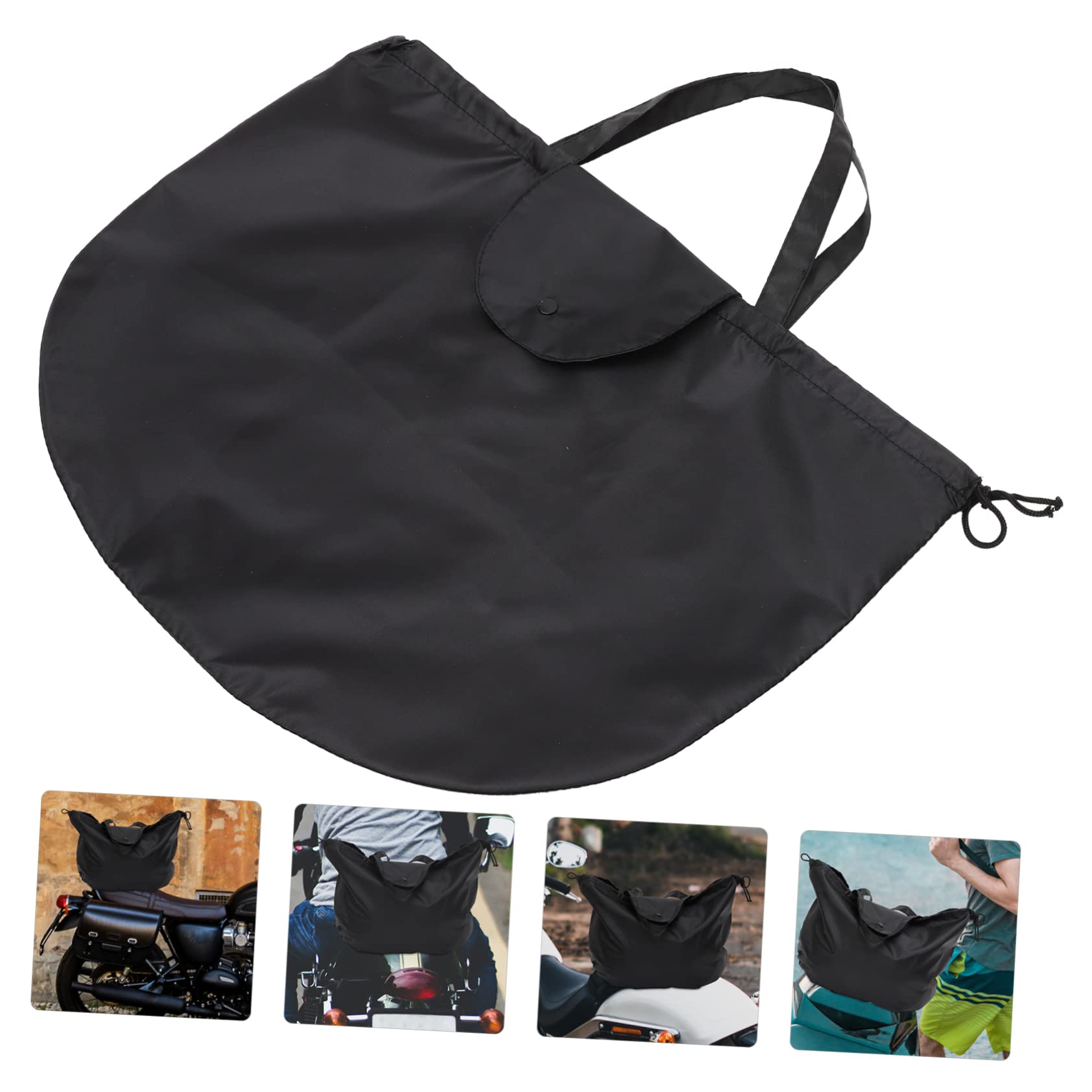 SOESFOUFU 2pcs Practical Helmet Storage Bag Wear-resistant Material Compact Size for Everyday Use
