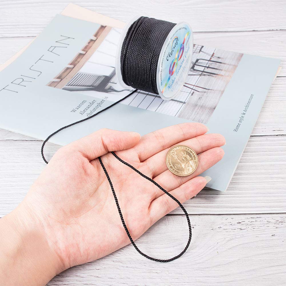 CoCud Fil De Nylon Torsadé, Diamètre De 2mm, Longueur De 11M