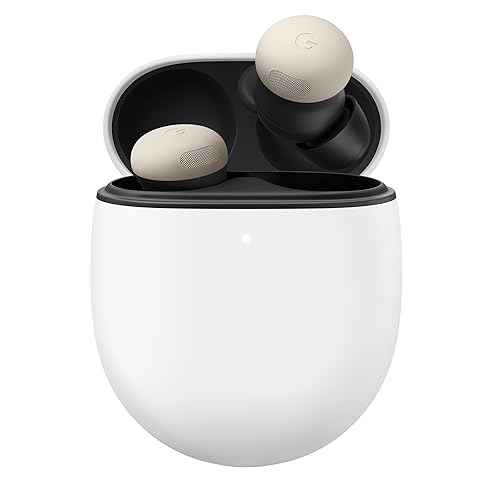 Google Pixel Buds Pro 2 - Noise Canceling Earbuds - Up to 31 Hour Battery Life with Charging Case - Bluetooth Headphones - Compatible with Android - Porcelain - Porcelain