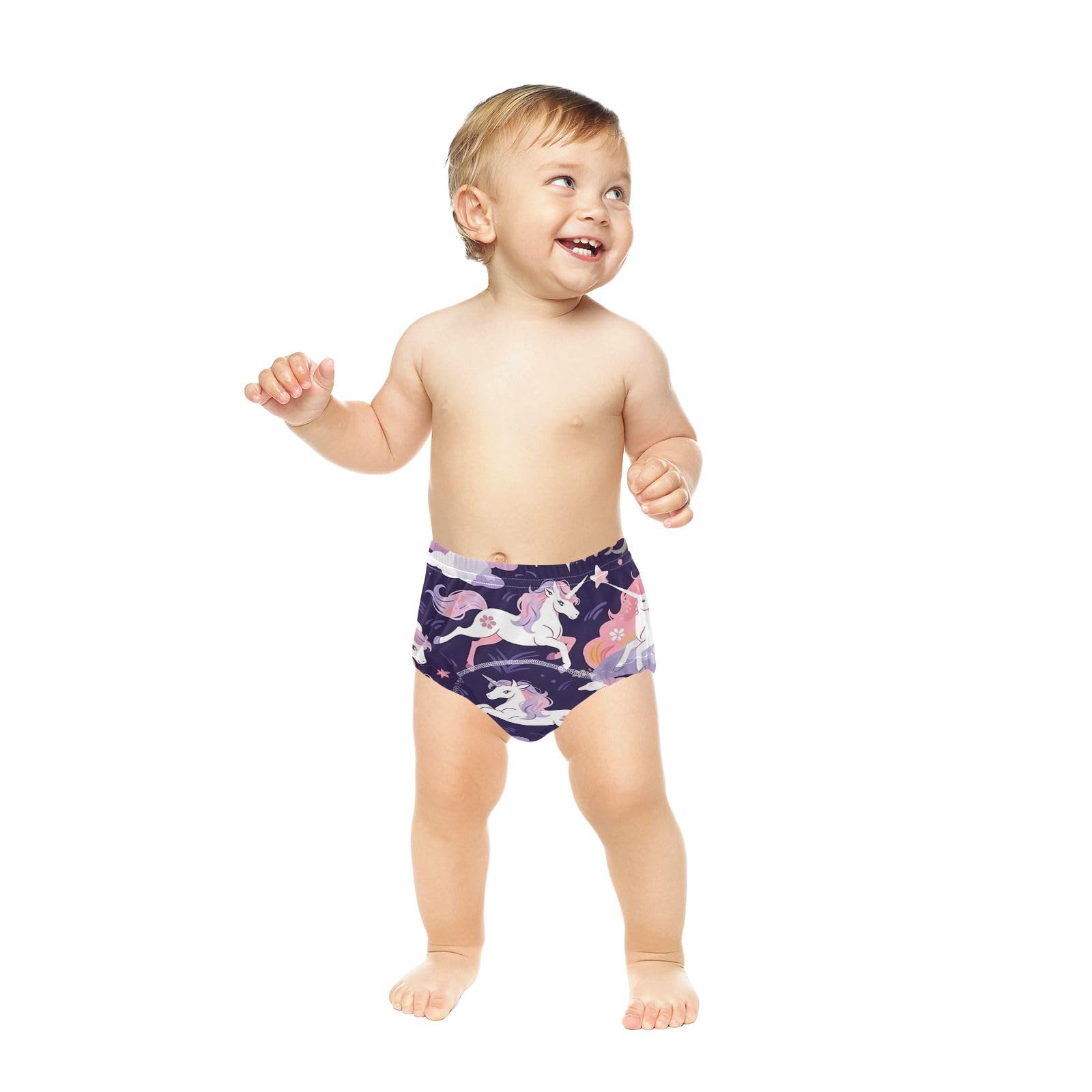 Coikll Cute Horses Toddler Training Underwear Waterproof Baby Pee Pants -3T
