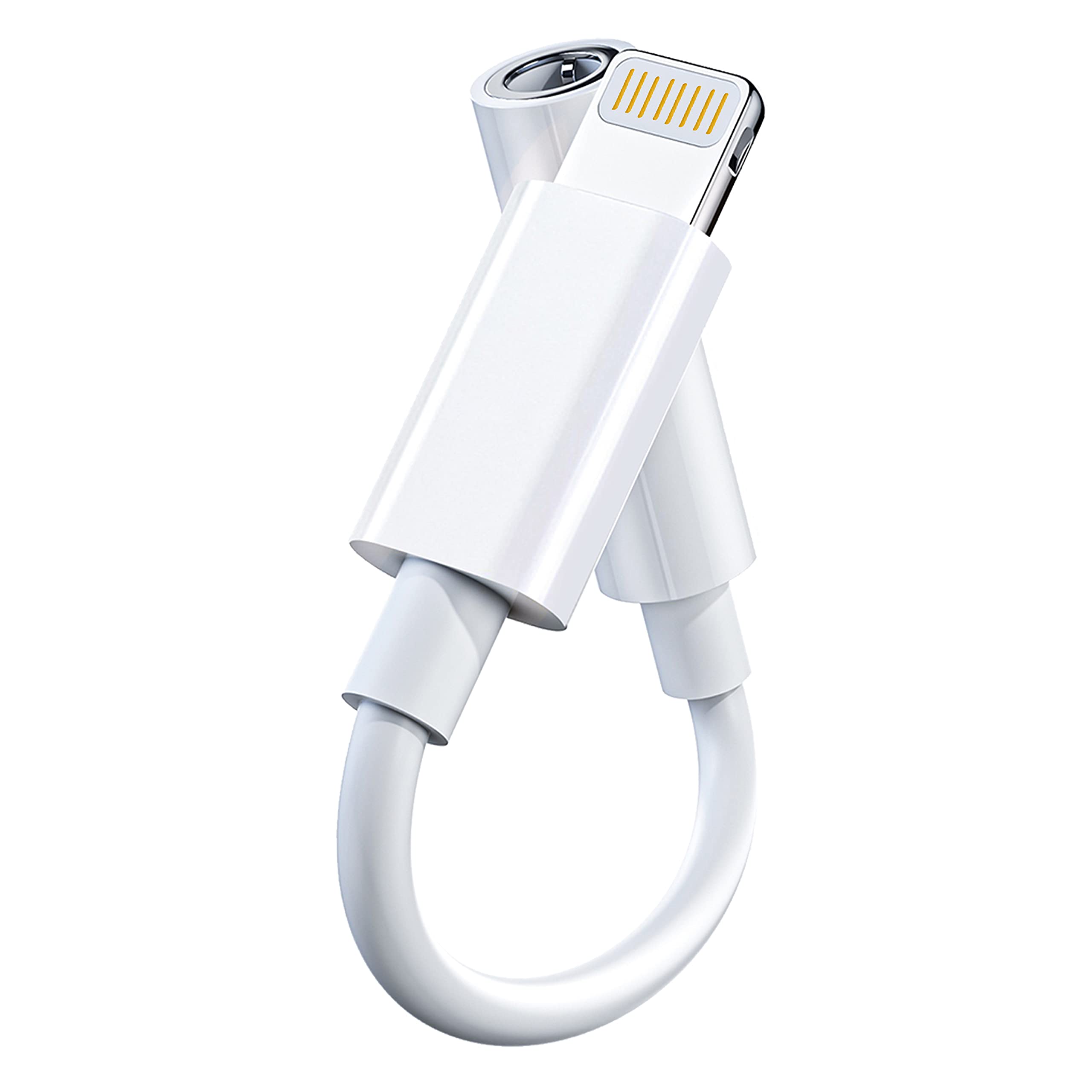 [Apple MFi Certified] iPhone Adapter，Lightning to 3.5mm Jack Headphone Adapter Aux Audio Dongle Headphone Converter Plug and Play Adaptor Compatible for iPhone 12/11/XS/Max/8 7 Support All iOS System