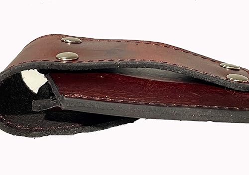 Miniatura 8 de Funda de piel auténtica personalizada, compatible con Victorinox, navaja suiza (5-8 capas) Huntsman, Swiss Champ, Hiker, Climber, con trabilla para