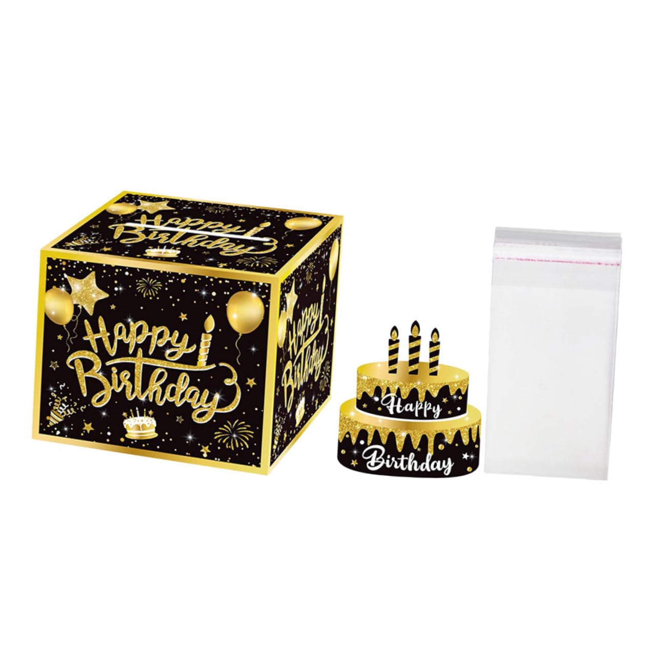 ARTIBETTER Money Pop up Box Birthday Cash Pull Out Present Box for Birthday Surprise