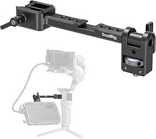 SMALLRIG Soporte ajustable para monitor de cámara con liberación rápida OTAN y protección antitorsión para DJI RS 2/RSC 2/RS 3/RS 3 Pro/RS 3 Mini/RS 4 Mini – 5337 Certificado ClimatePartner