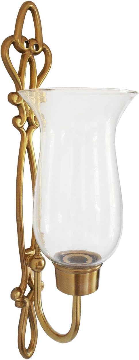 CS5112A Antique Brass Candle Sconce