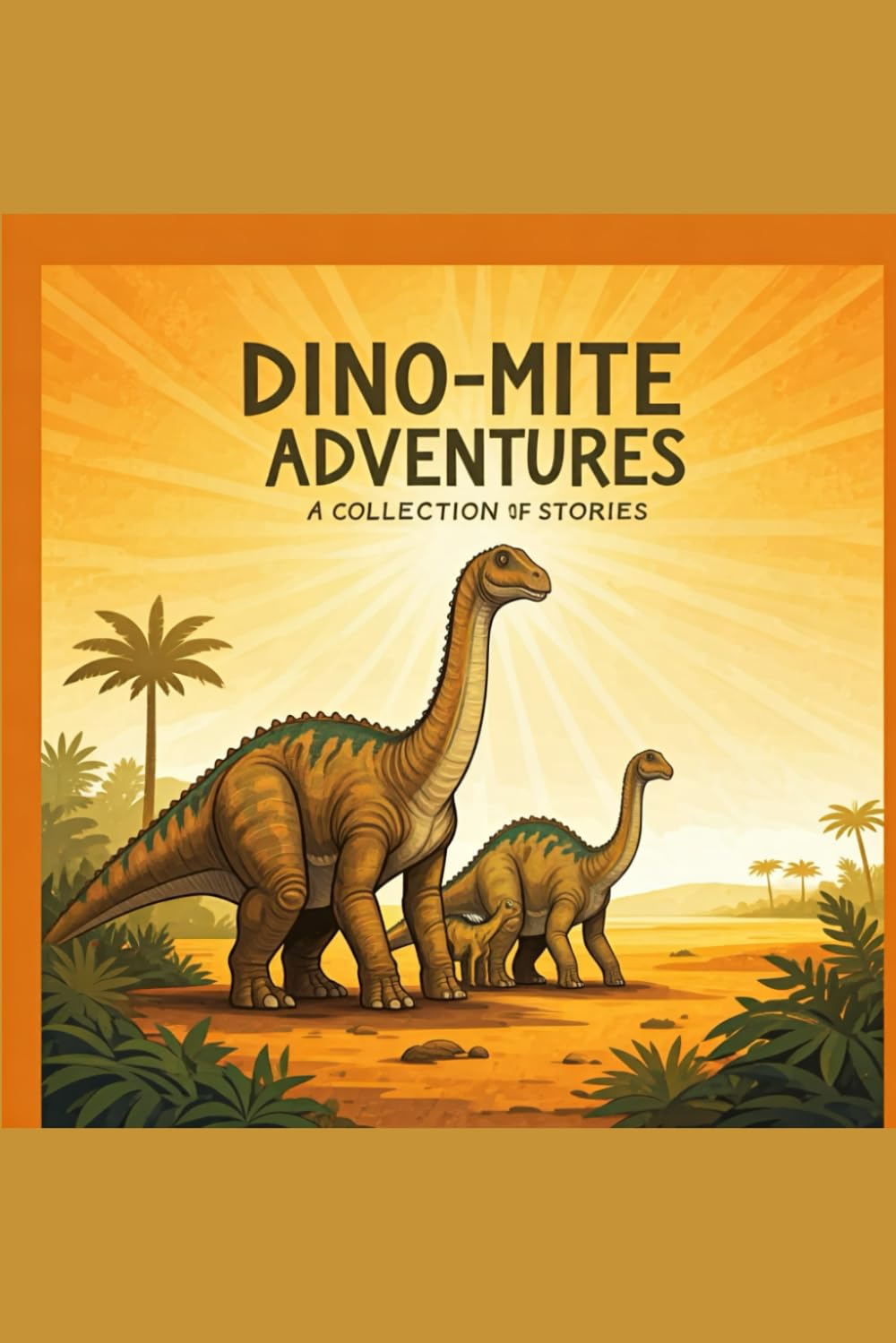 Dino-mite Adventure Stories: A Collection of Coloring Books and Stories (Dinosaur Stories and Coloring book Series)