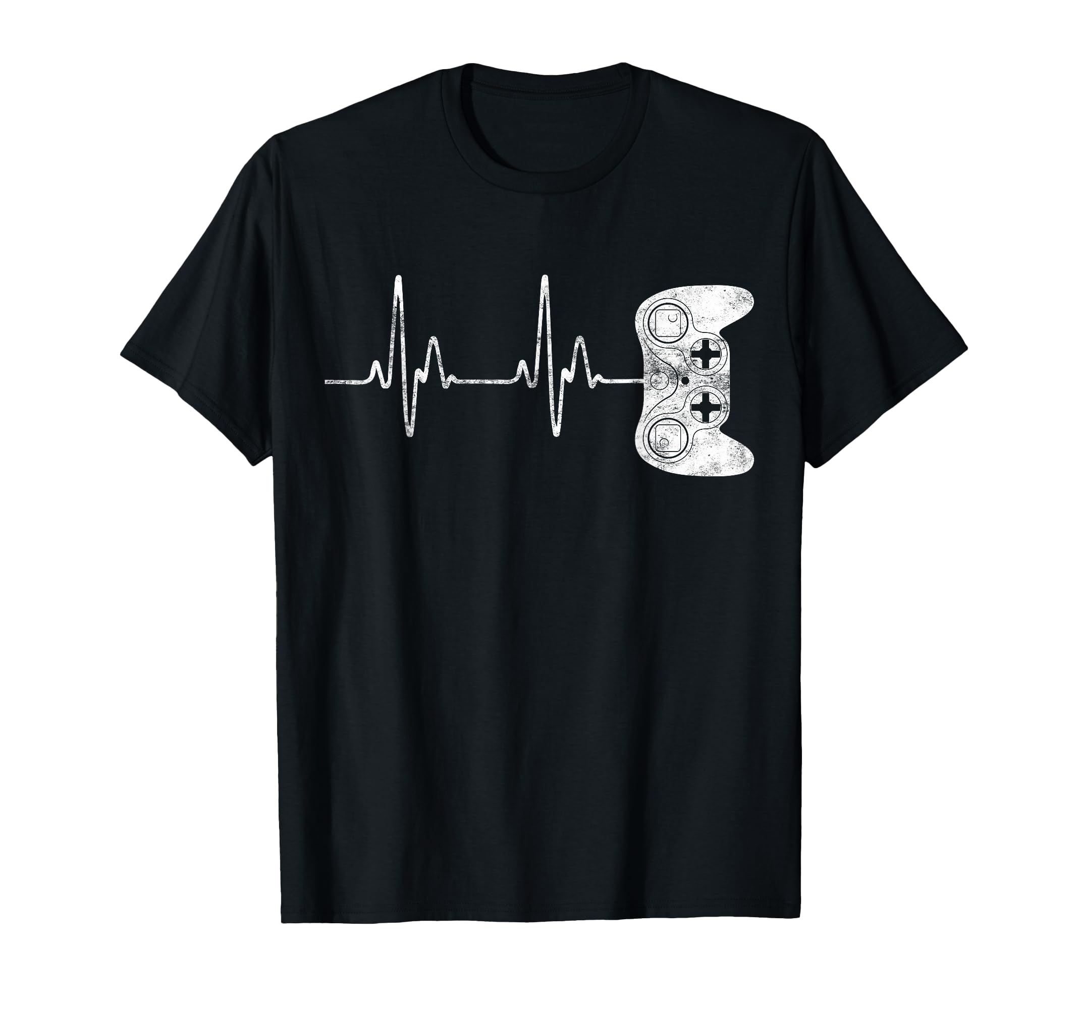Gamer Heartbeat Shirt Young Men Teen Boy Gaming Game Lover T-Shirt