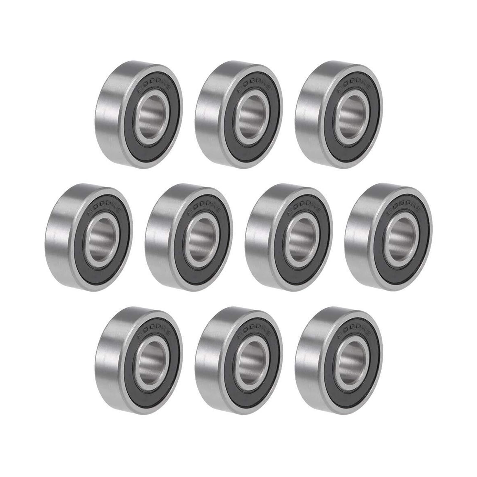 10PCS ABEC-5 6000 2 6000 6000-2 6000 6000-2H 10x26x8 10 * 26 * 8 mm Rubber Sealed deep Groove Ball Bearing(ABEC 1)
