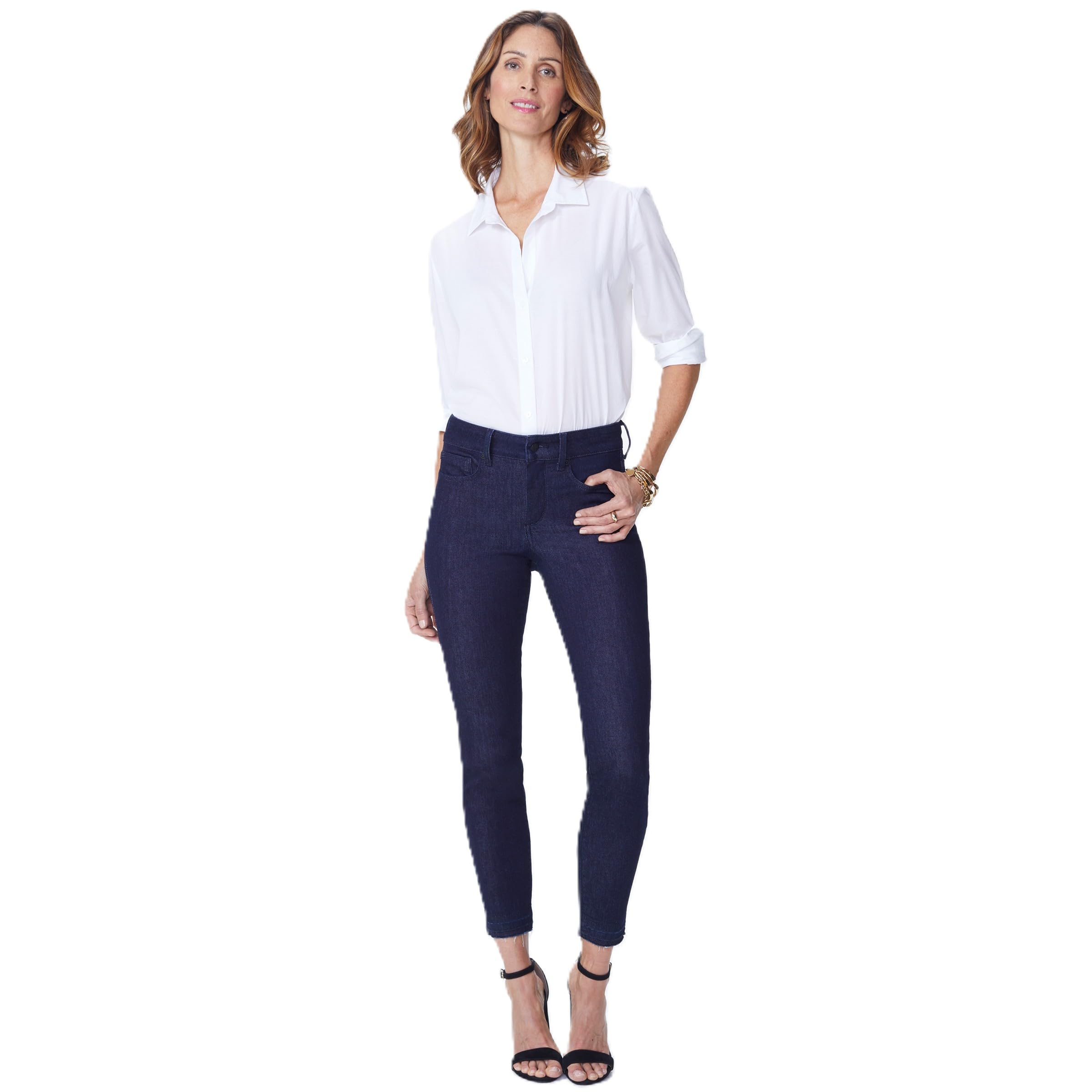 NYDJ Damen Alina Skinny Jeans, Rinse, 42