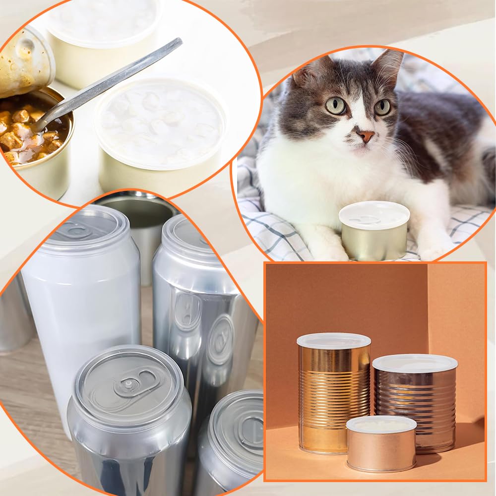 Lot De 18 Couvercles Réutilisables En PE - 6 Tailles (54 à 100 Mm) Pour Boîtes De Conservation Et Nourriture Pour Animaux - 10