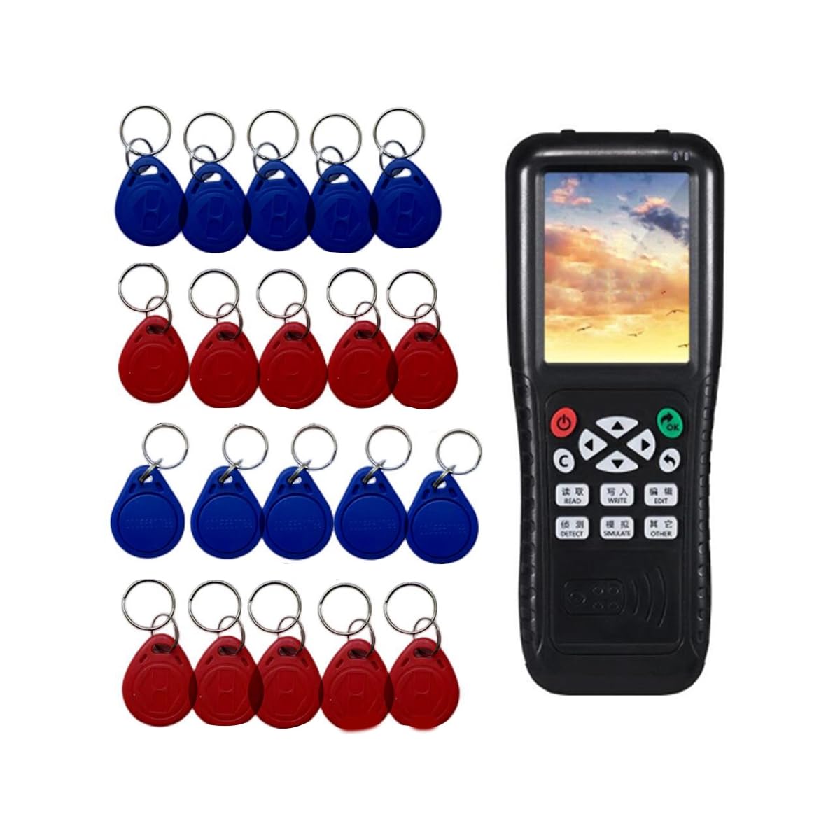 X100 Smart Replicator RFID Badge Clone Copieur 13.56Mhz Chiffrement D¨¦Codage Lecteur 125Khz Carte Writer Programmeur