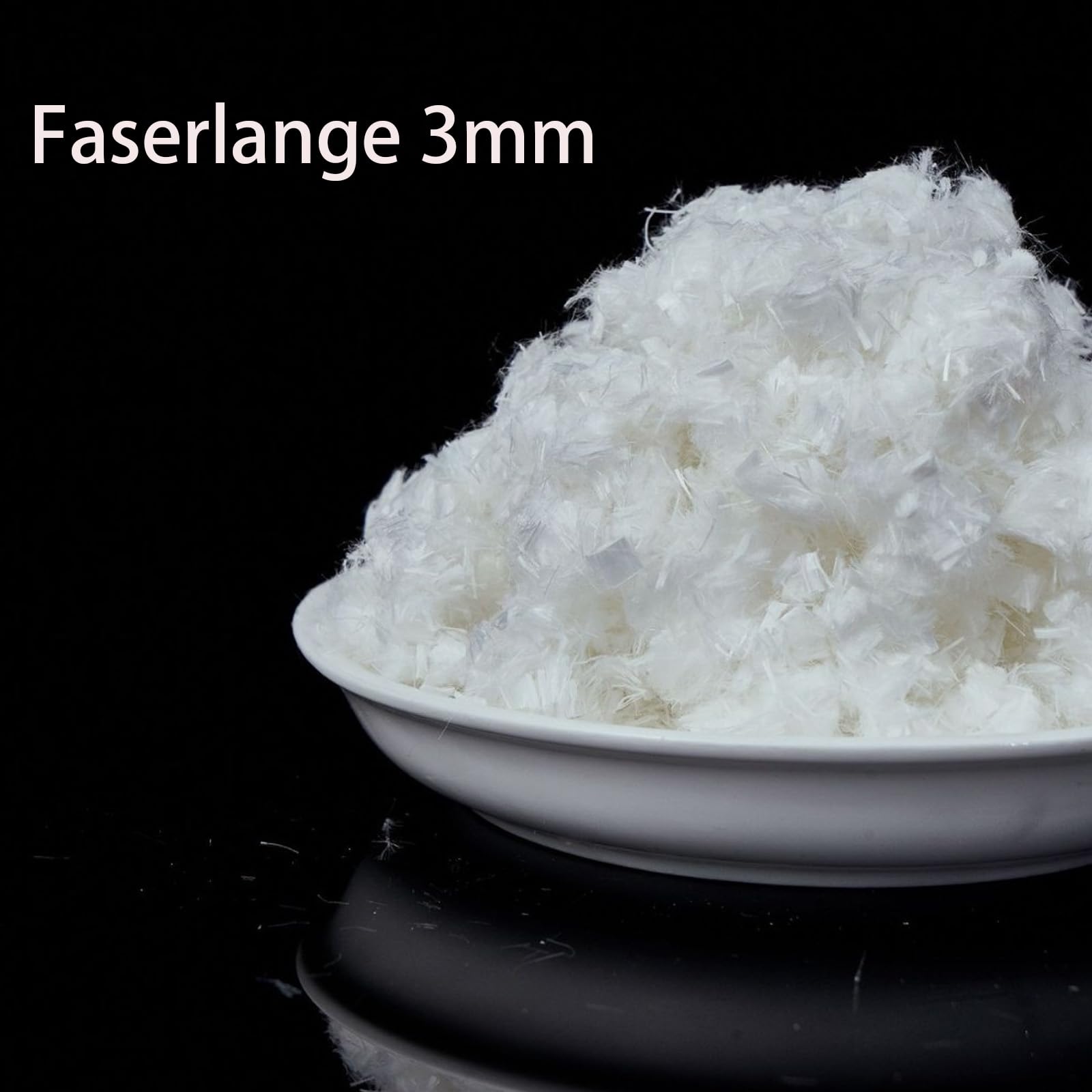 Fibras de polipropileno para hormigón y pavimento, 1000 g, 3 mm, refuerzo de fibra de vidrio para evitar grietas