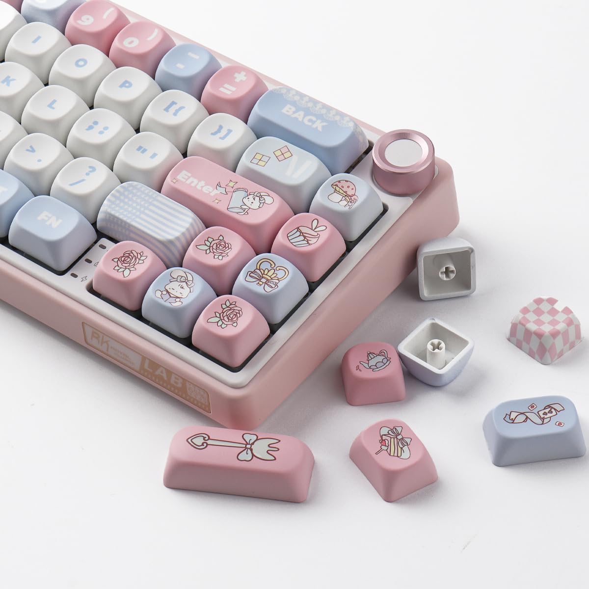 PBT Keycaps Set With MOA Profile For MX Switches - Gaming Mechanical - View #5