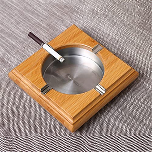 Cendrier en bambou de décoration pour bureau, un objet design à s'offrir - 4